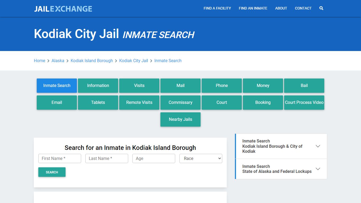 Kodiak City Jail, AK Inmate Search: Roster & Mugshots - Jail Exchange